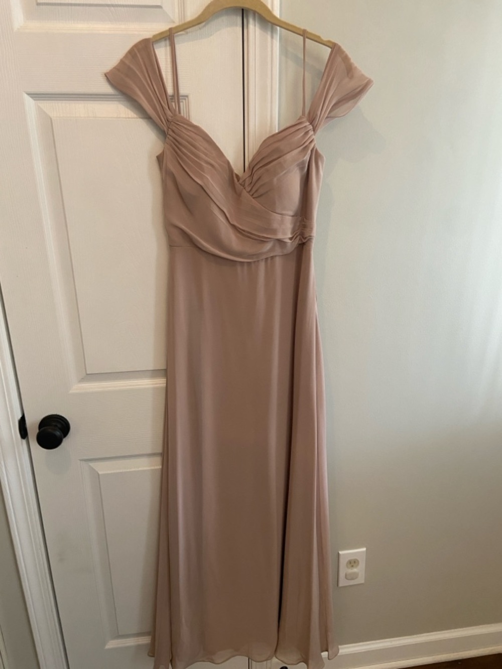 Birdy Grey Blush Maxi Chiffon Gown